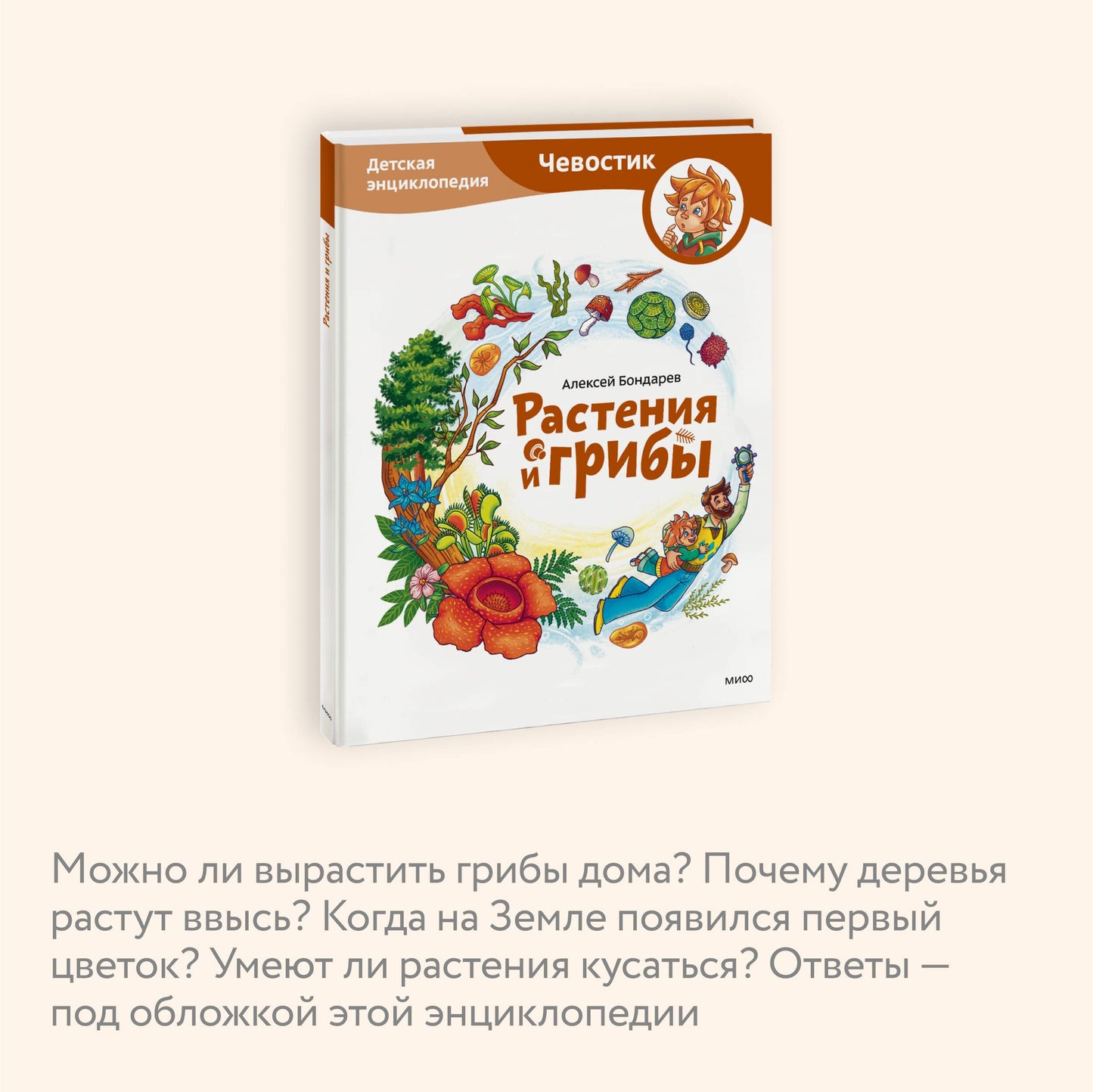 Растения и грибы. Детская энциклопедия (Чевостик)