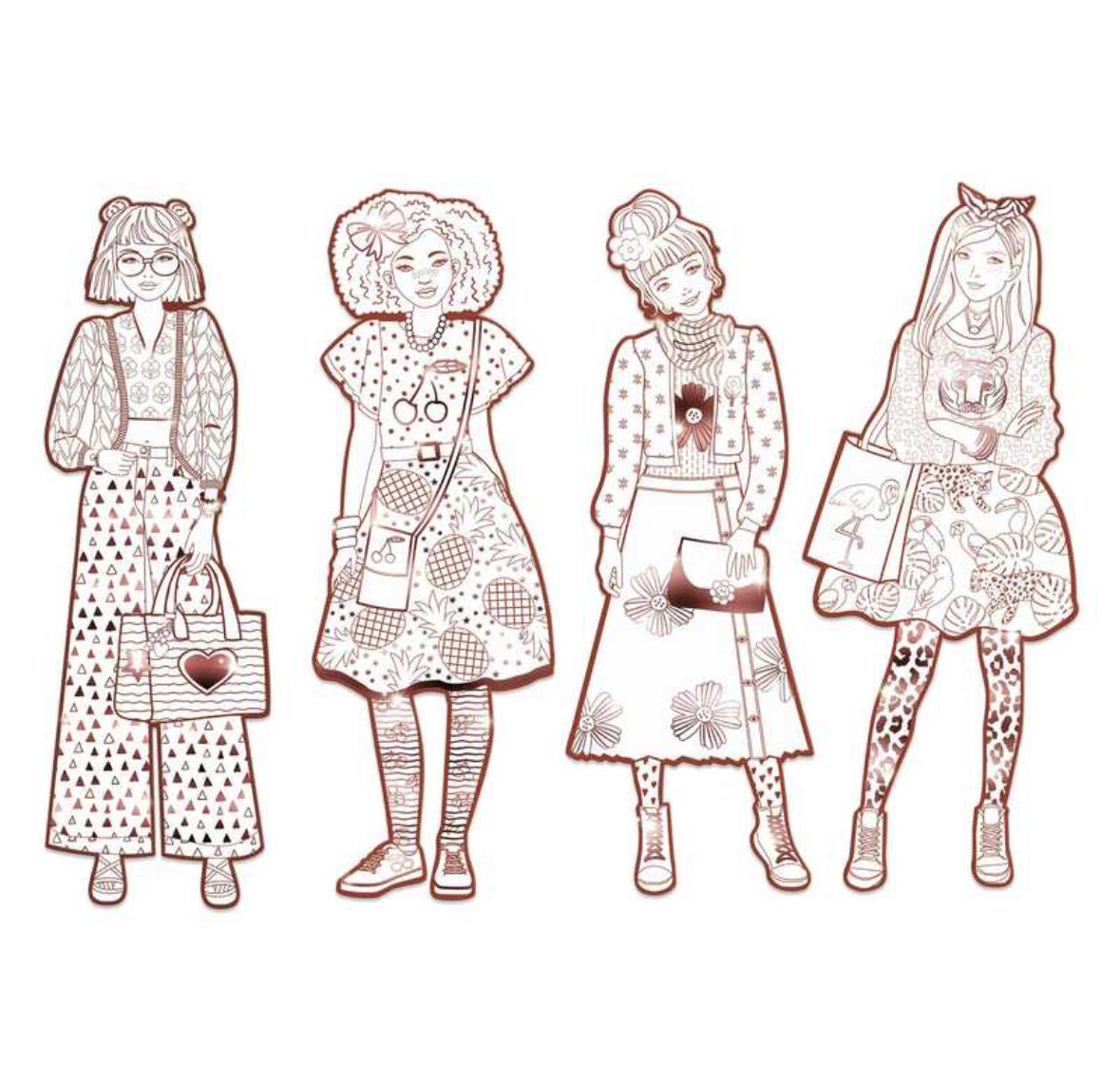 Djeco Art and craft Les demoiselles Nina & friends