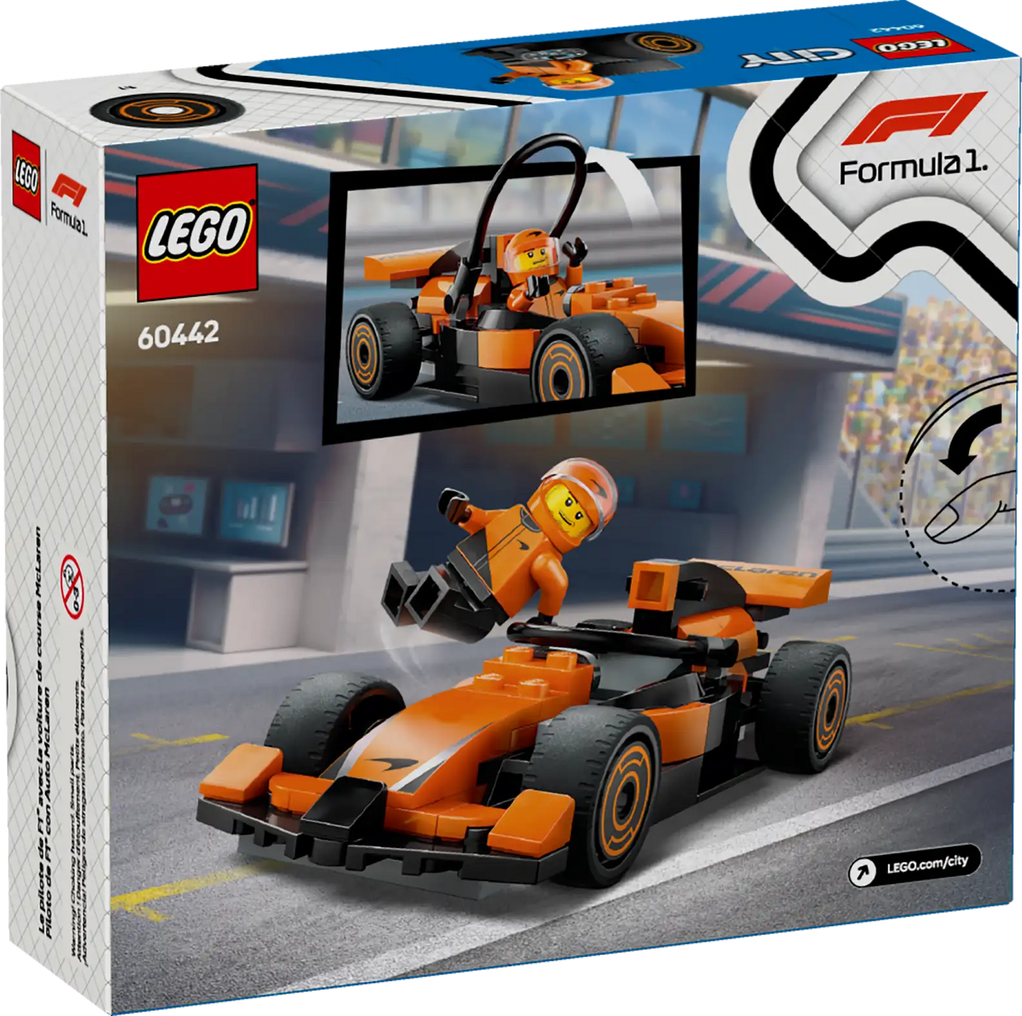 LEGO City F1 Driver McLaren Race Car 60442
