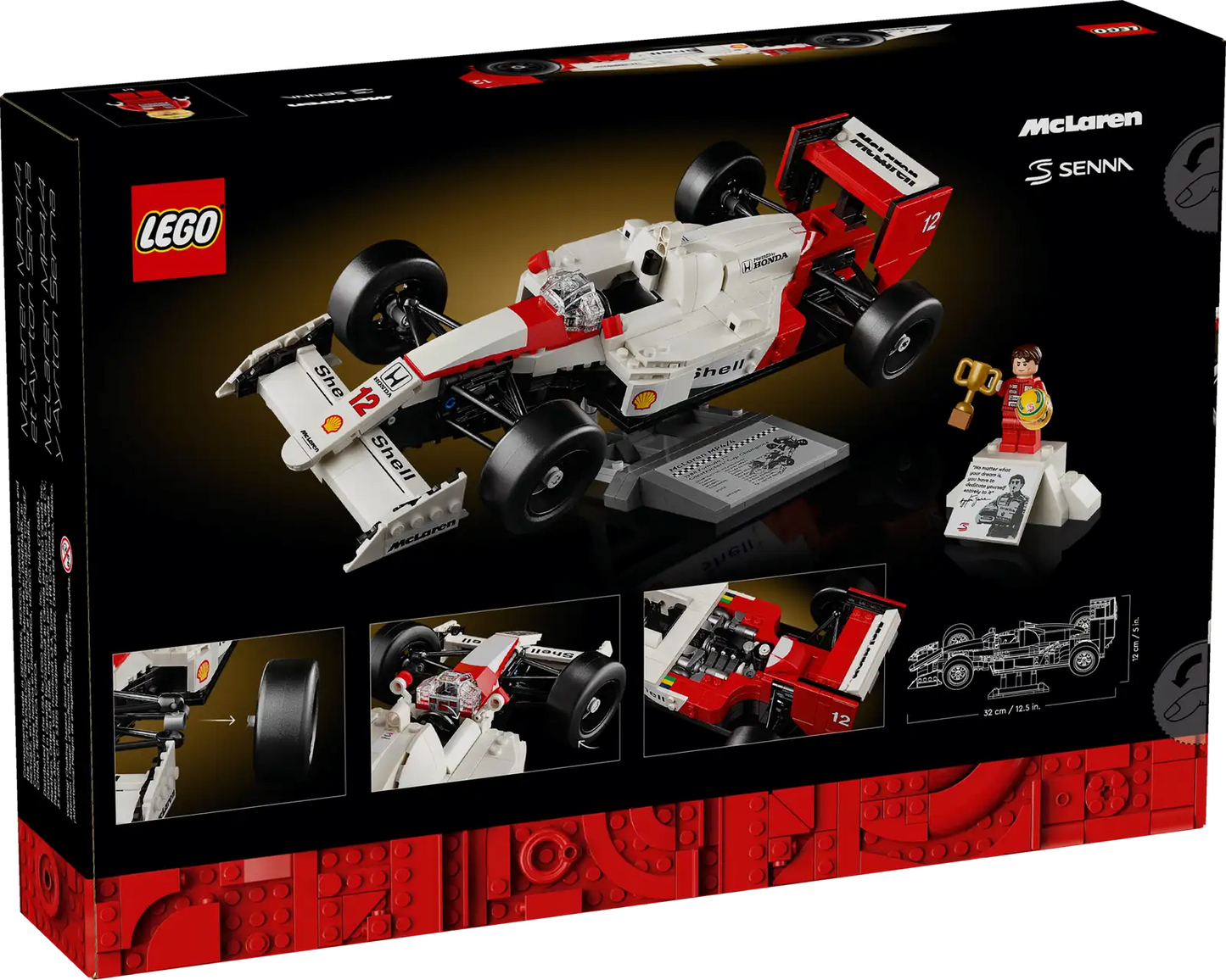 LEGO Icons McLaren MP4/4 & Ayrton Senna 10330