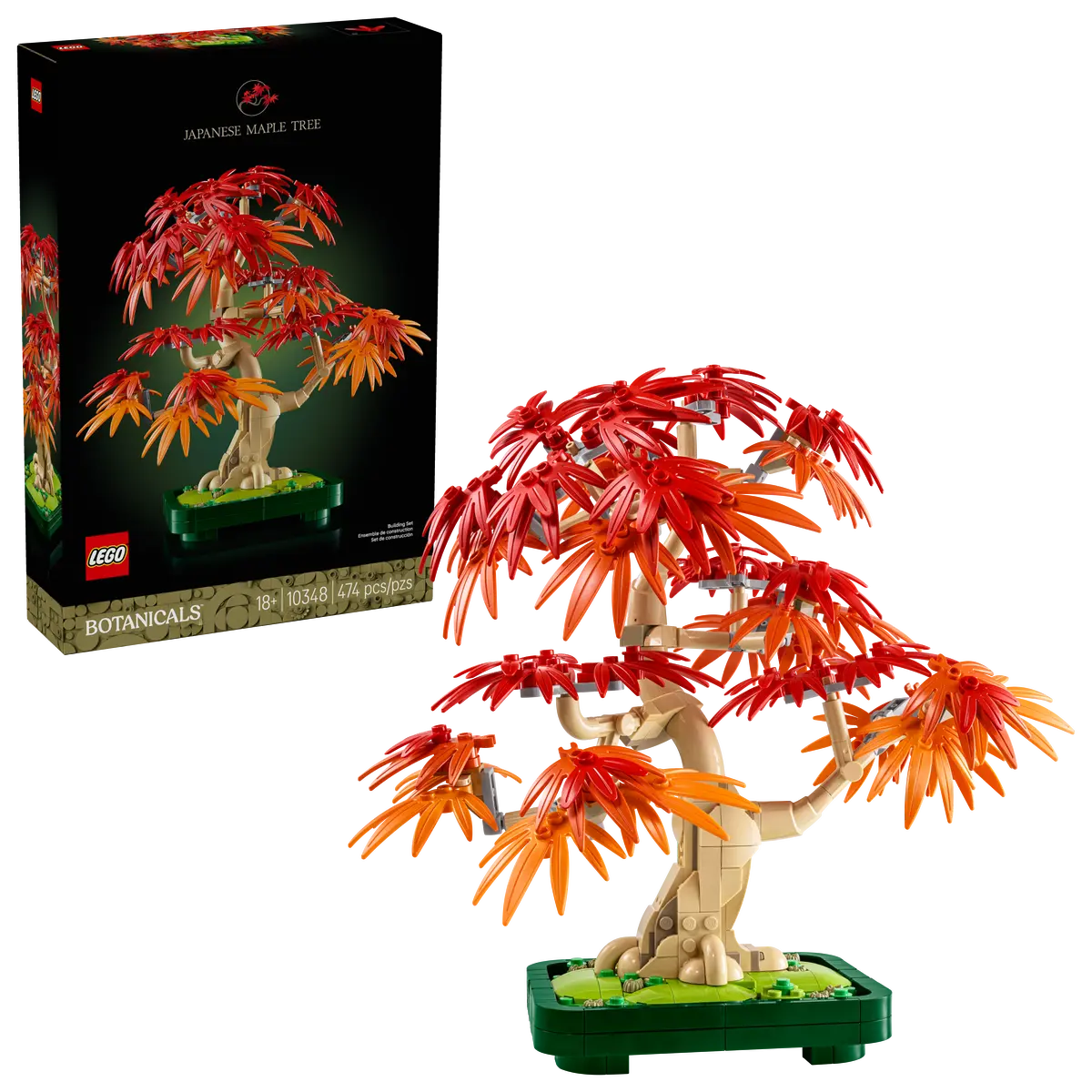 LEGO Botanicals Japanese Red Maple Bonsai Tree 10348