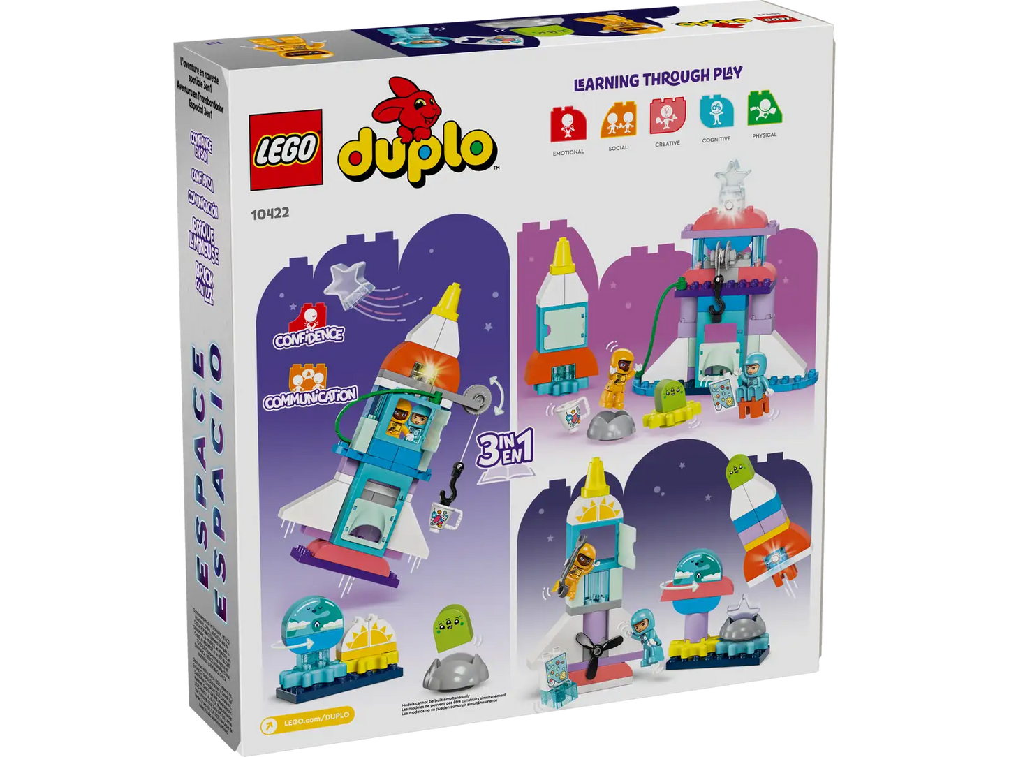 LEGO DUPLO 3in1 Space Shuttle Adventure 10422