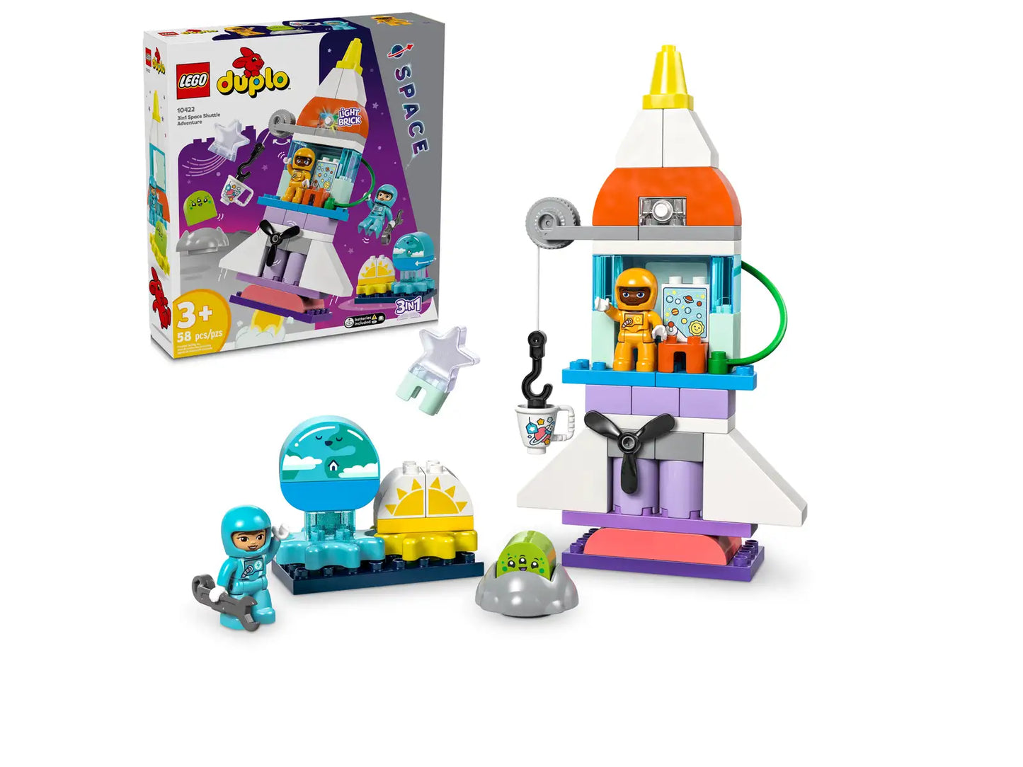 LEGO DUPLO 3in1 Space Shuttle Adventure 10422