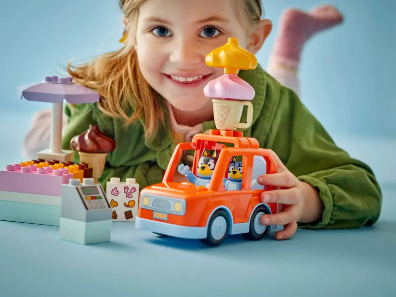LEGO DUPLO Bluey Ice Cream Trip with Bluey 10458