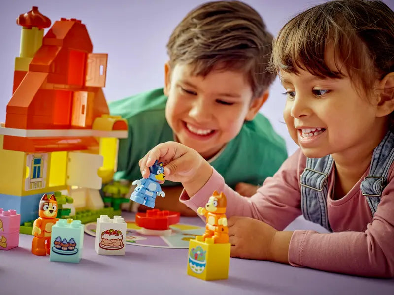 LEGO DUPLO Bluey: Bluey’s Family House with Memory Game 10459