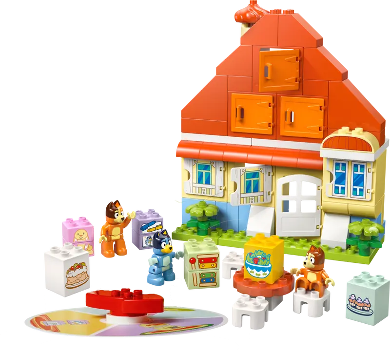 LEGO DUPLO Bluey: Bluey’s Family House with Memory Game 10459