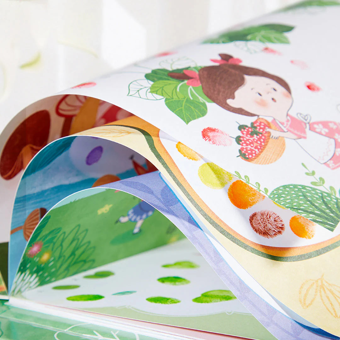 Creative finger paint kit - Secret Garden, Mideer