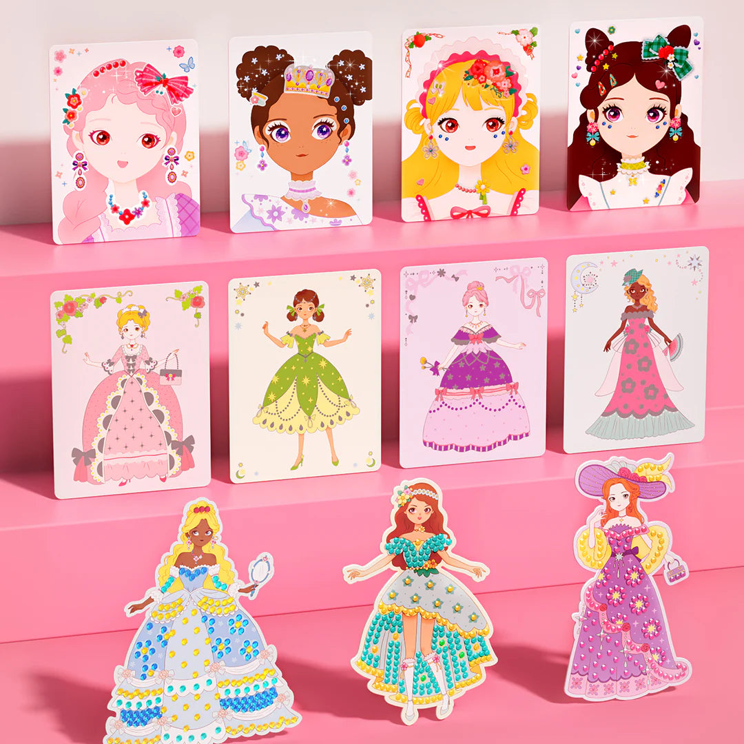 3-in-1 Dress Up Game Set - Princess Fashion Show, Mideer