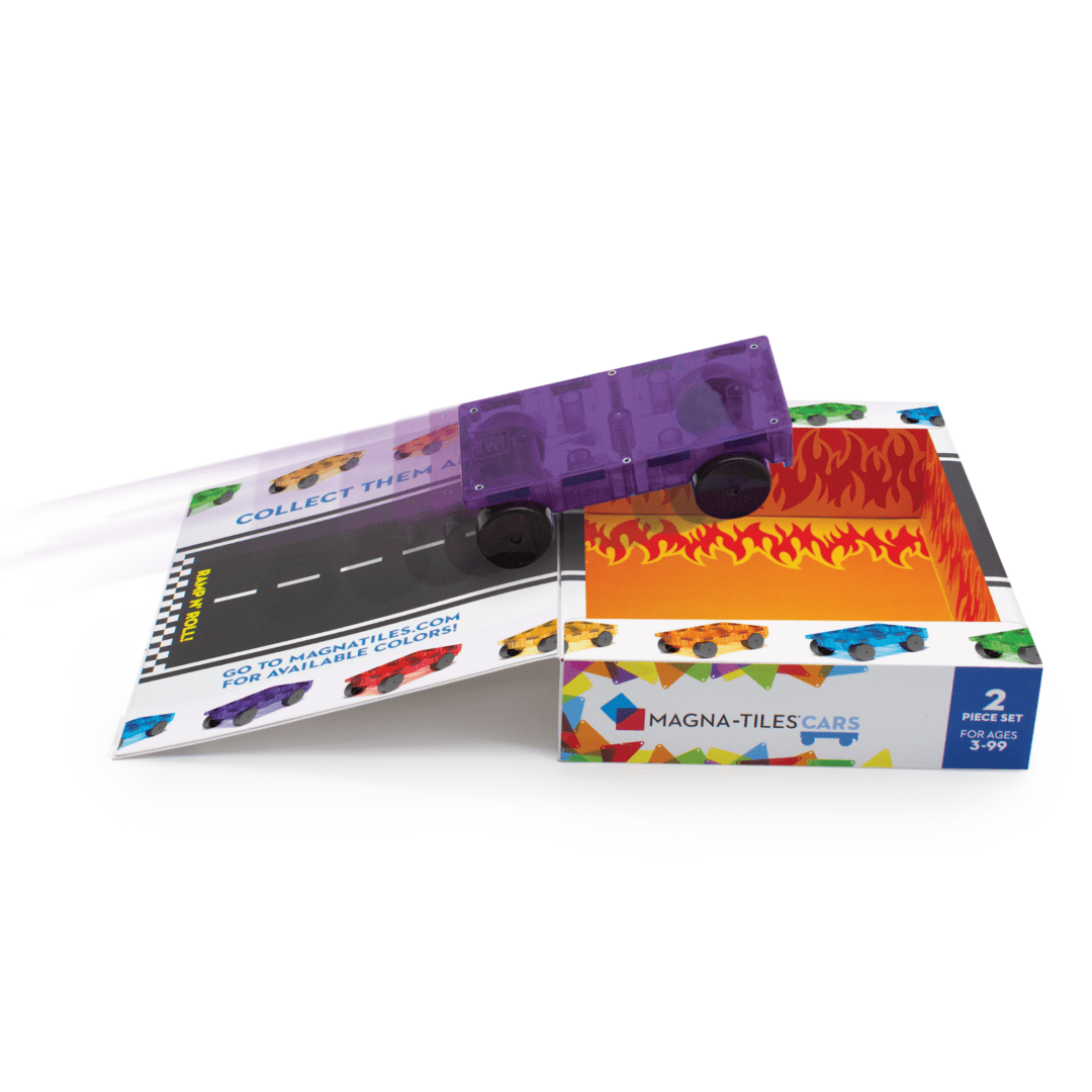 Cars 2 Set Purple & Red Magna-Tiles
