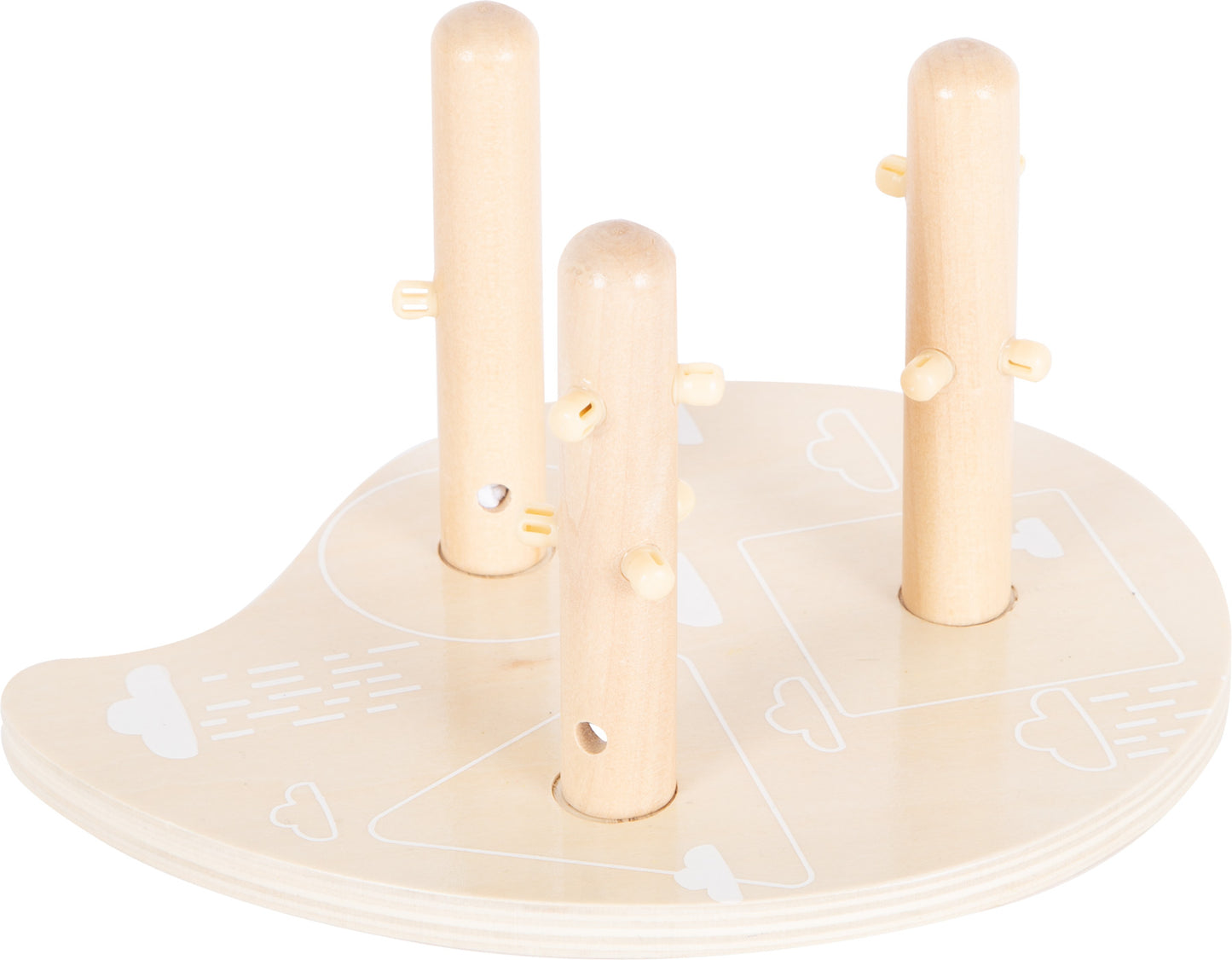 Shapes and Colours Motor Skills Shape-Fitting Game, Small foot