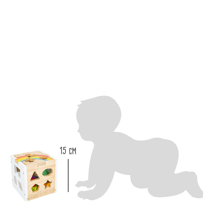 Shape-Fitting Cube Rainbow, Small foot