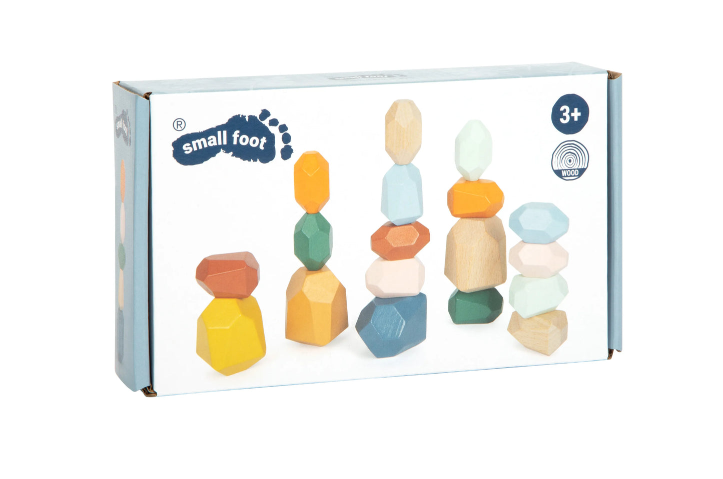 Montessori Wooden Balance Blocks, Small Foot