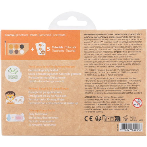 Namaki Wild Life Face Paint Kit 6 colors