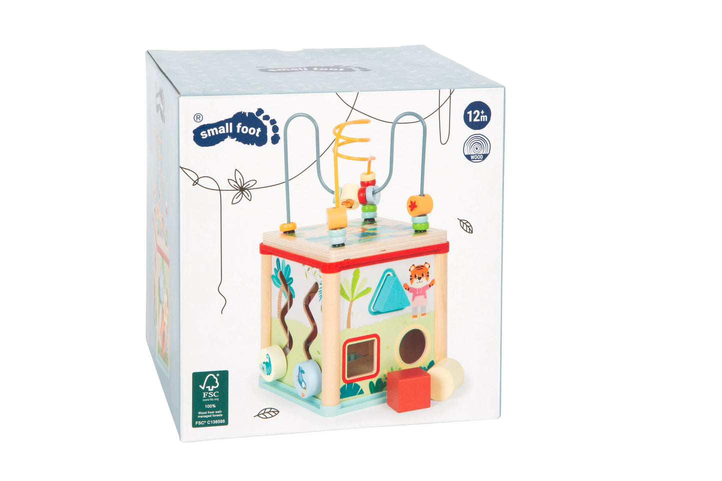 Motor Activity Cube: Jungle Friends, Small Foot