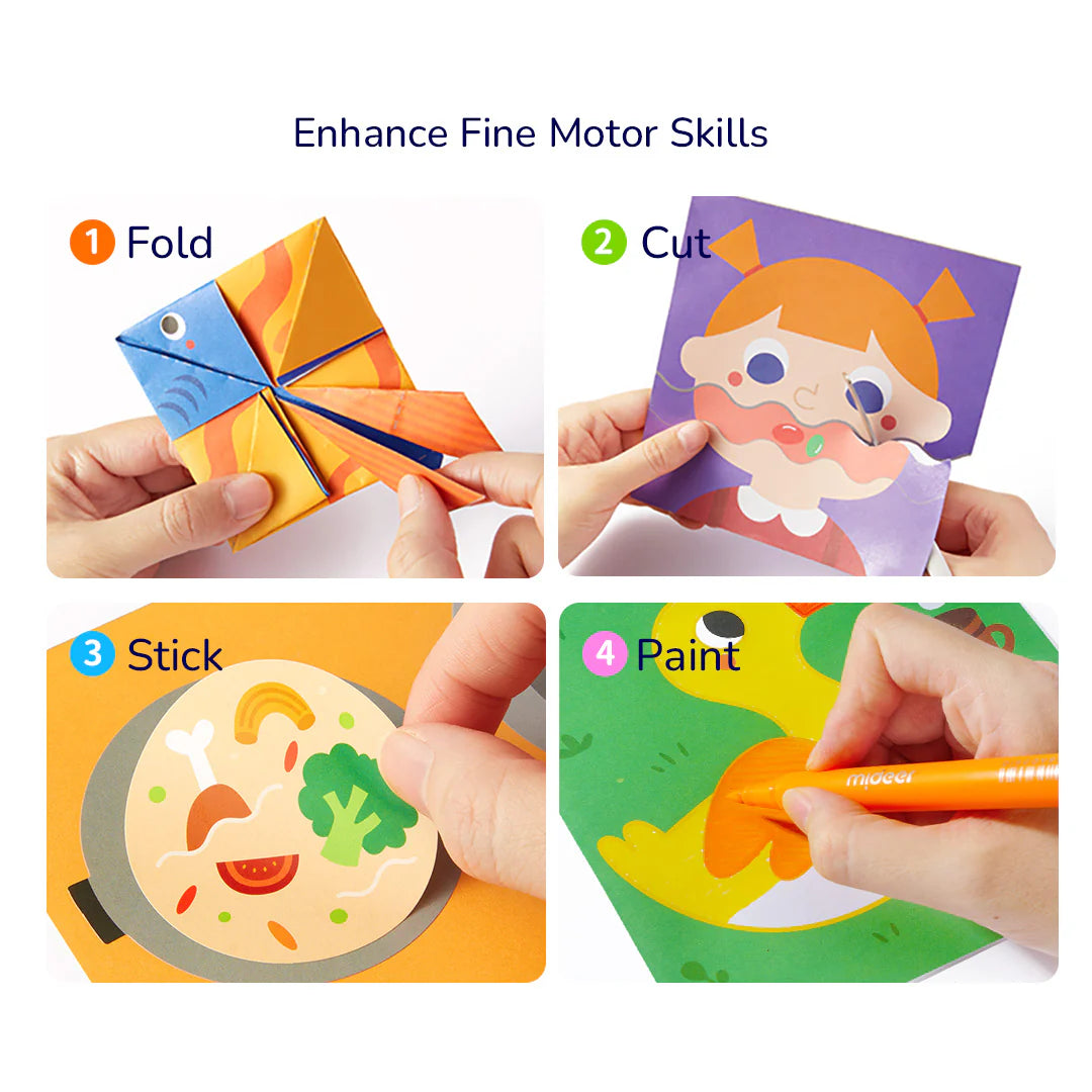 Level Up Brain Gamebook - Let's Paint Level 2, Mideer