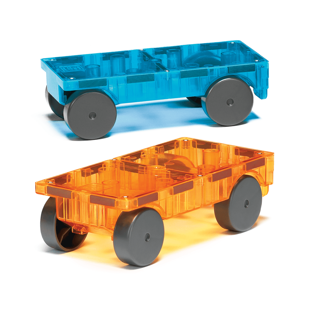 Cars – Blue & Orange 2-Piece Set Magna-Tiles