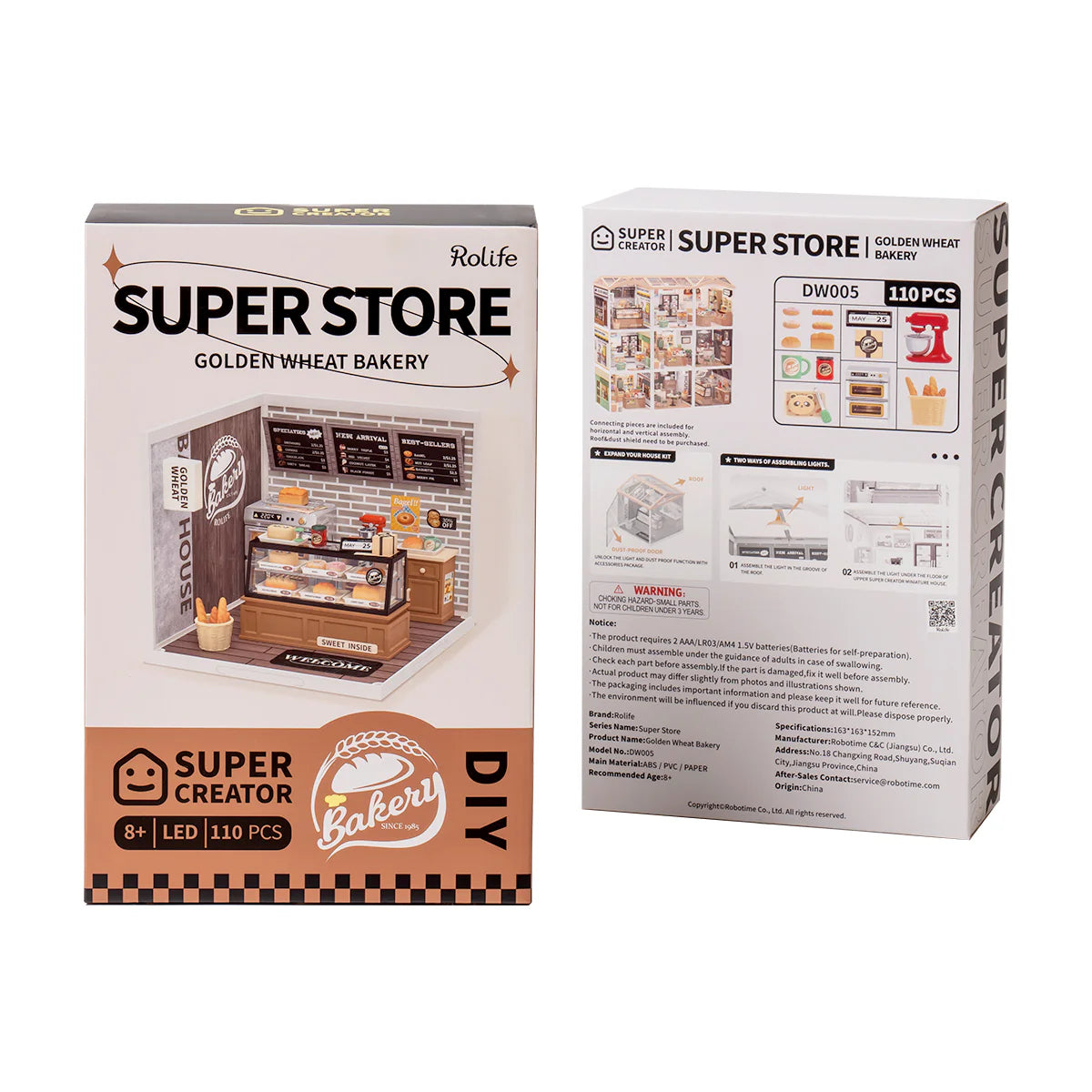 Super Creator Golden Wheat Bakery DW005B Rolife