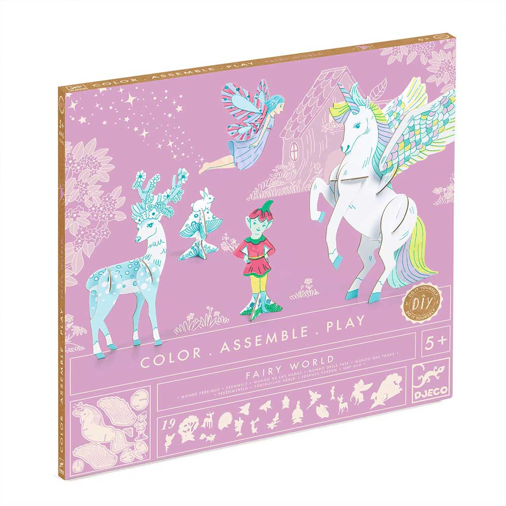 Djeco, Color Assembly Play, Fairy World