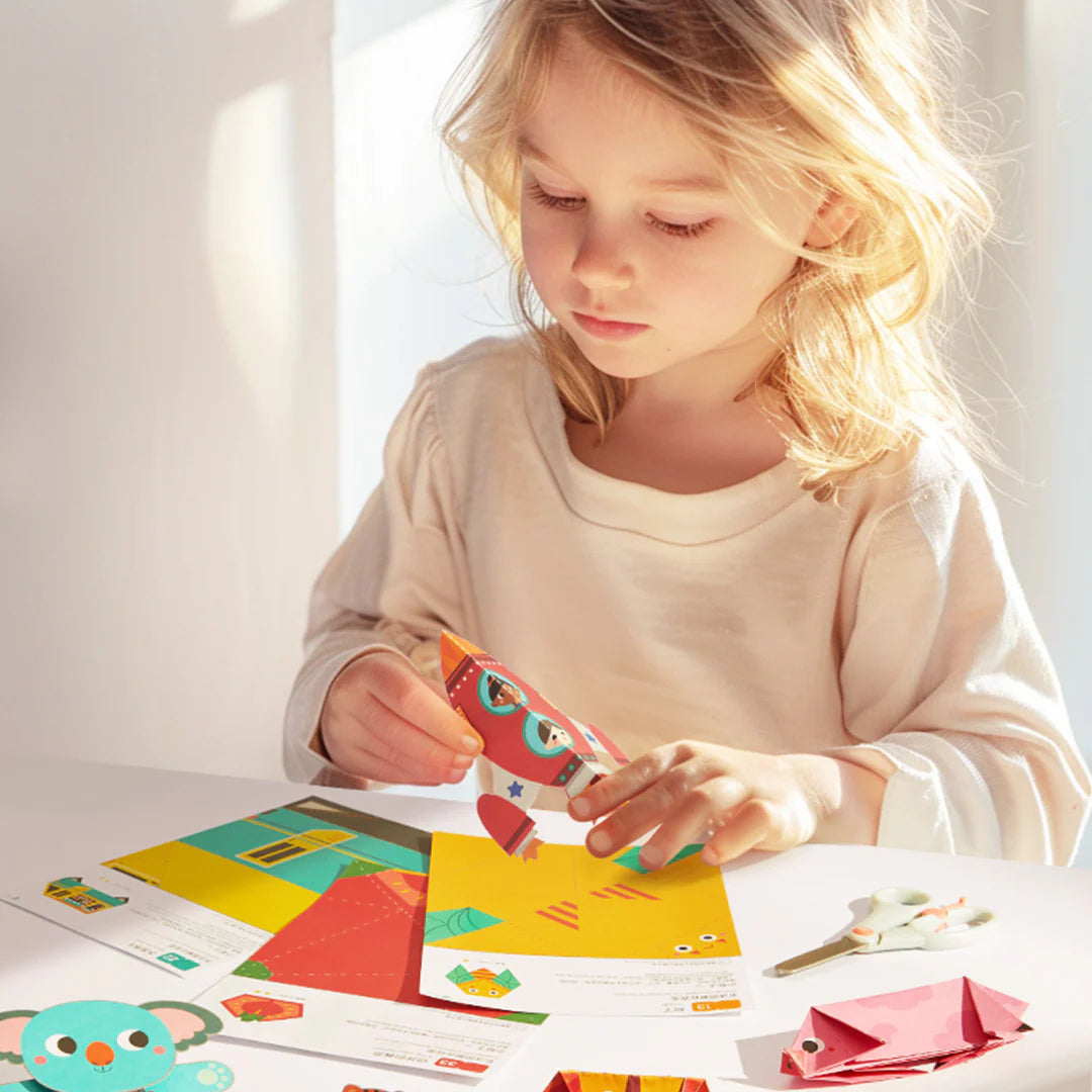 Level Up Brain Gamebook - Let's Origami Level 2, Mideer