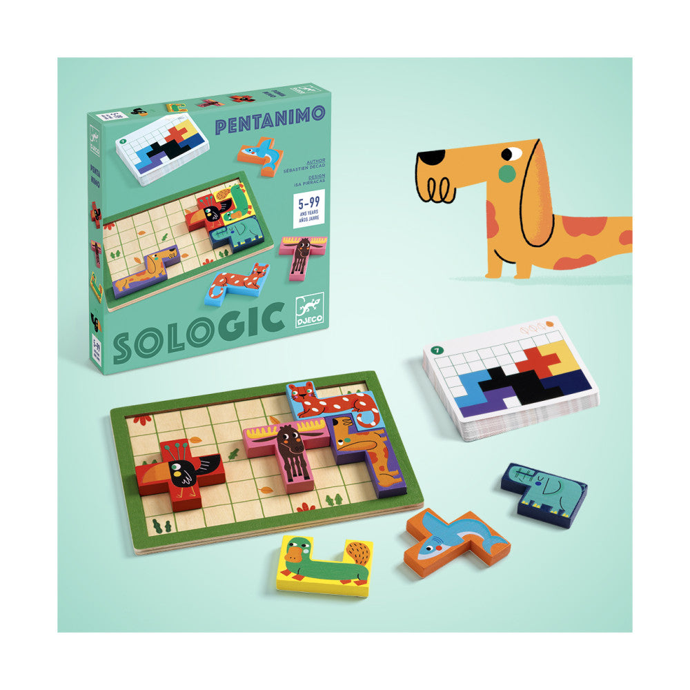 Djeco Pentanimo Sologic Game