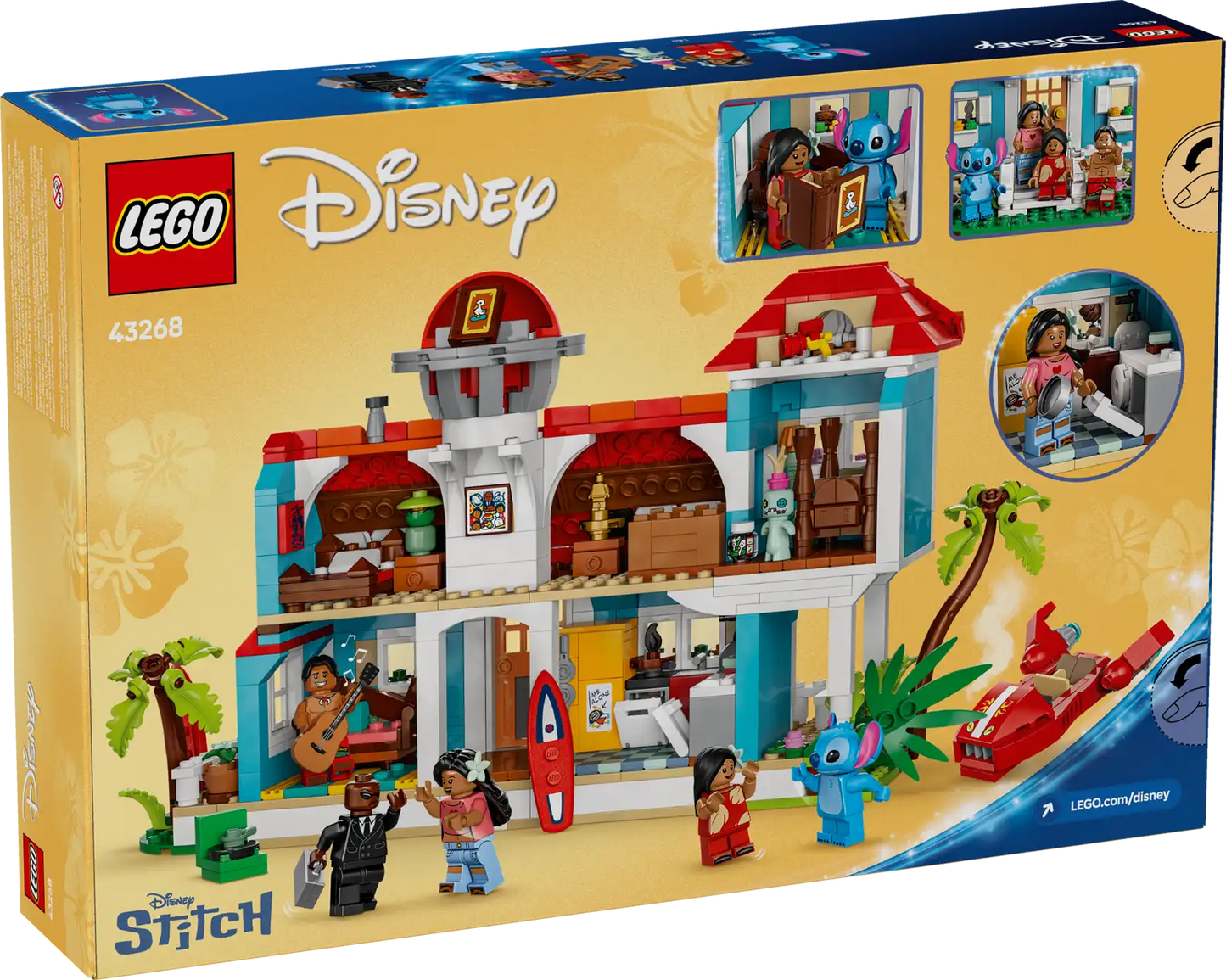 LEGO Disney Lilo and Stitch Beach House 43268