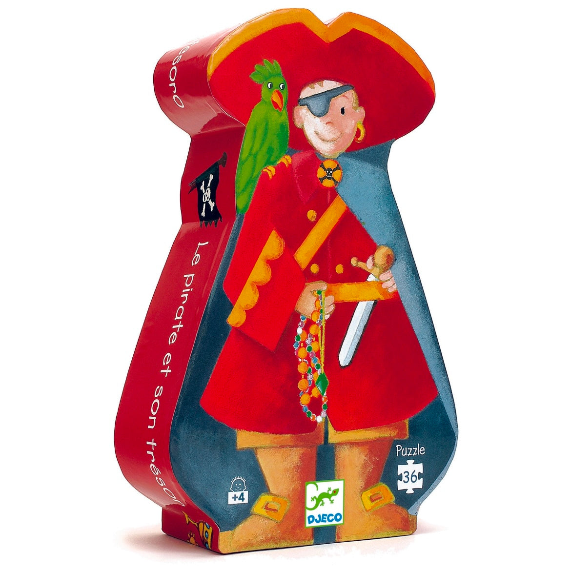 Djeco The pirate and his treasure - 36 pcs