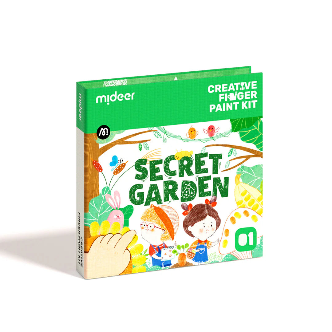 Creative finger paint kit - Secret Garden, Mideer