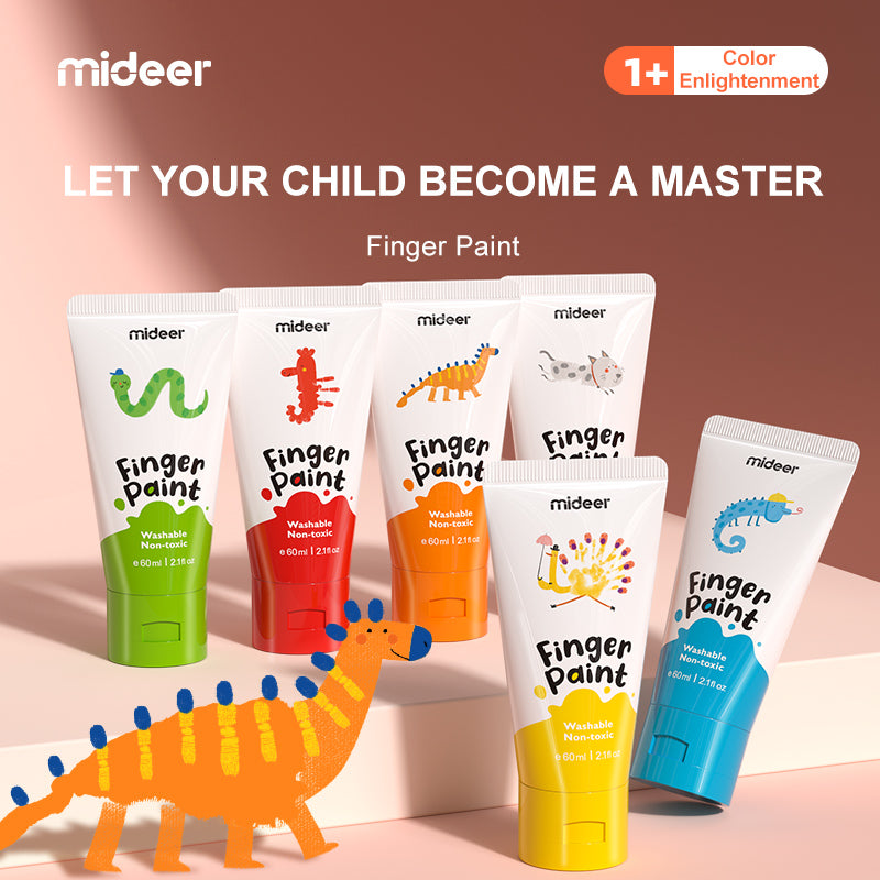 Finger Paint 6 color Mideer