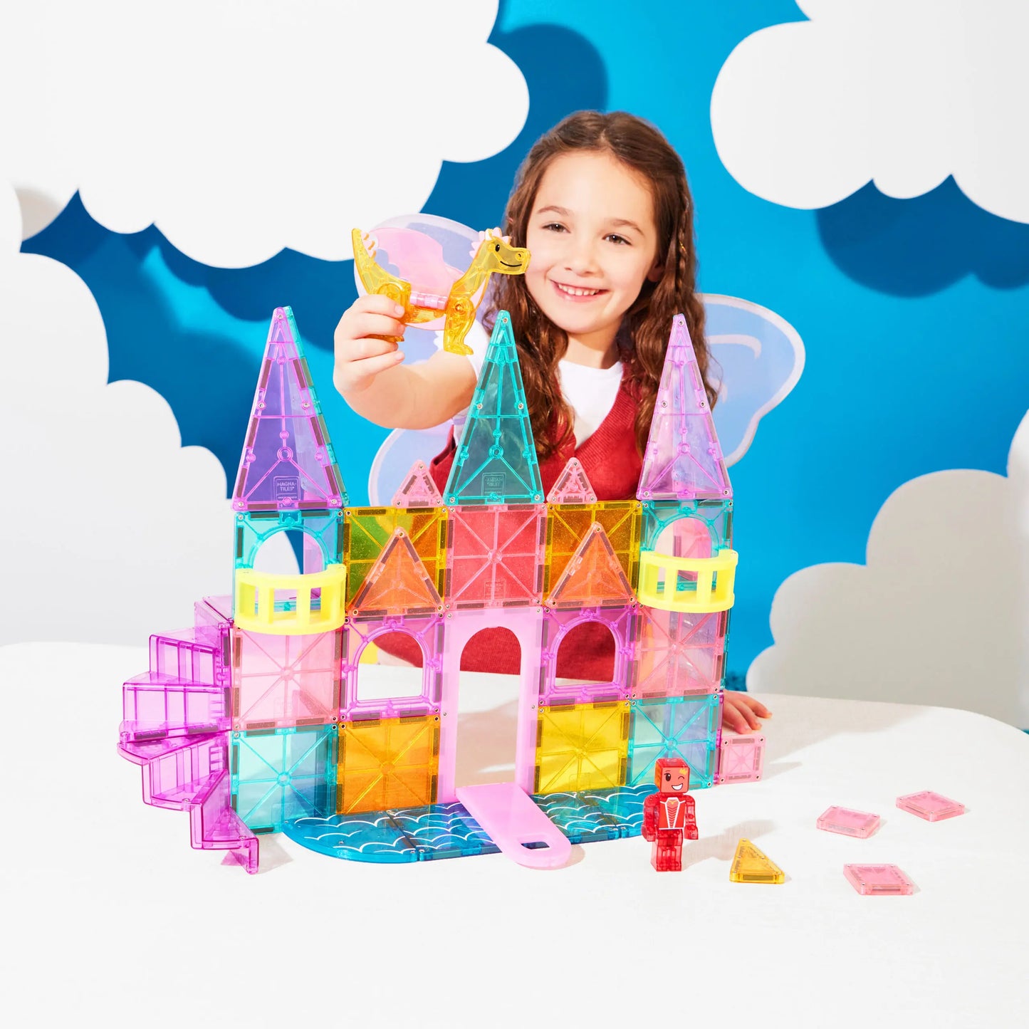 Castle DLX 48-Piece Set Magna-Tiles