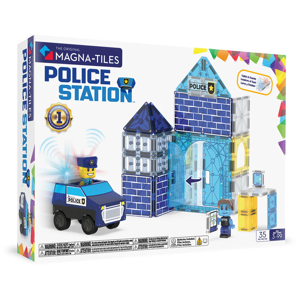 Police Station 35 pcs Set Magna-Tiles