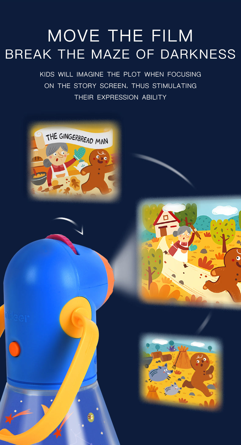 STORYBOOK PROJECTOR, 3in1, 12 stories