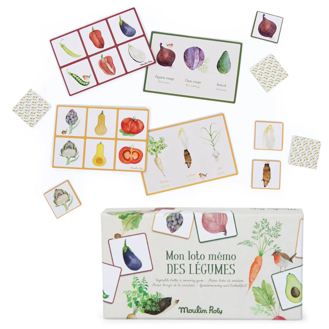 Vegetable lotto & memory game
