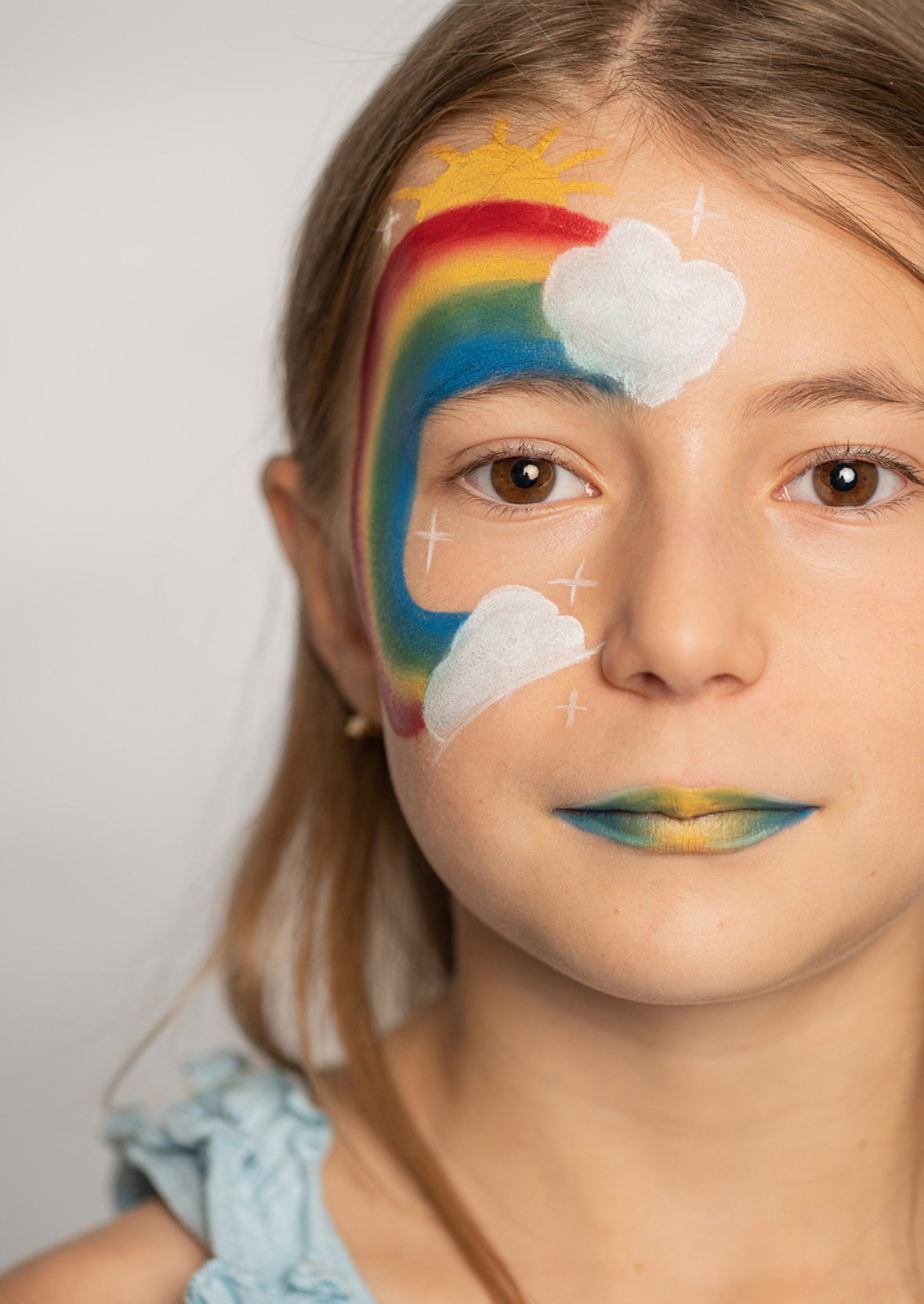 Rainbow Face Paint Pencils Set of 6, Namaki