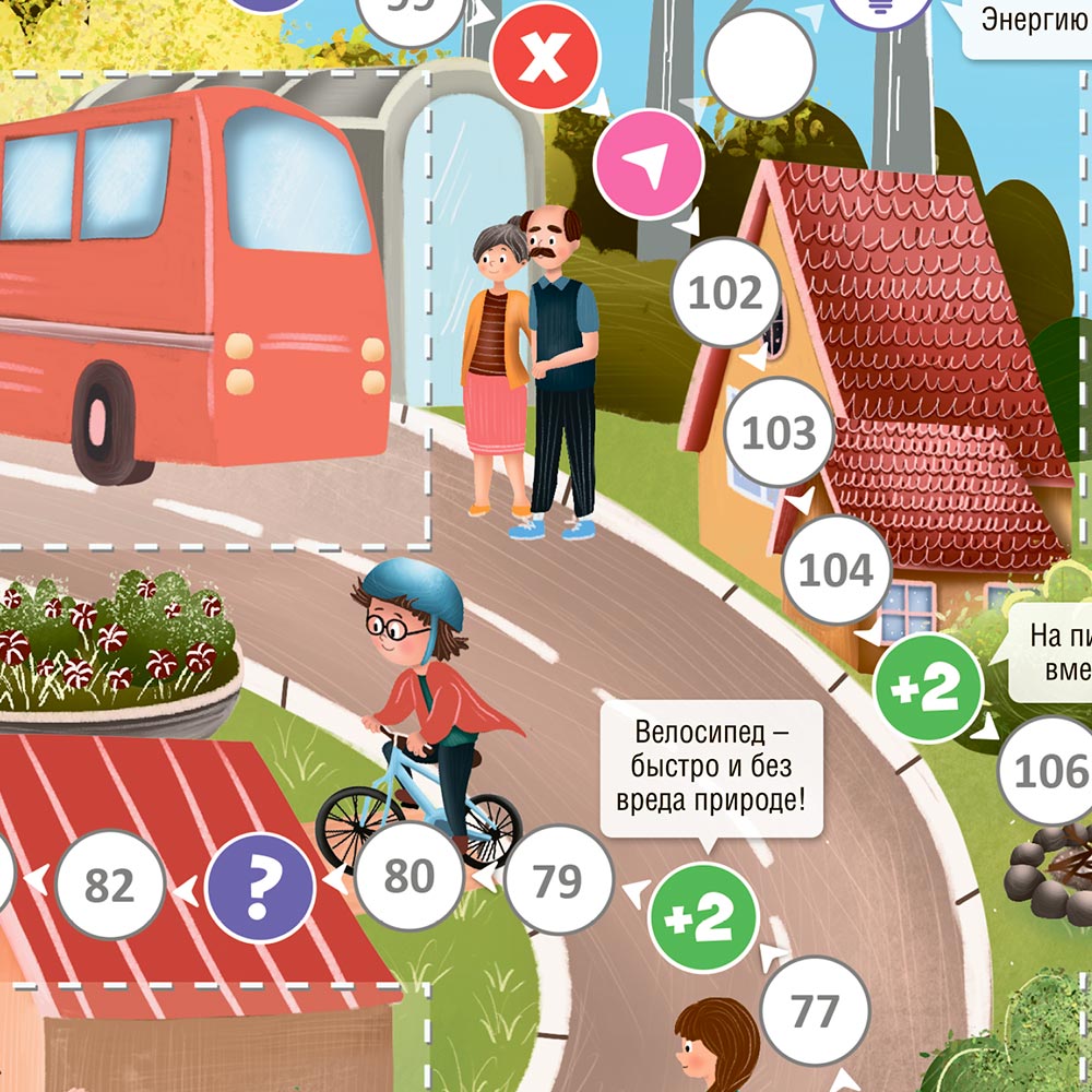 Игра-ходилка с викториной. Экологический патруль.