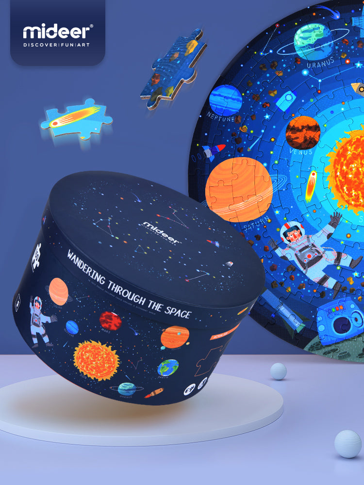 Round Puzzle -Wandering Through The Space 150PCS