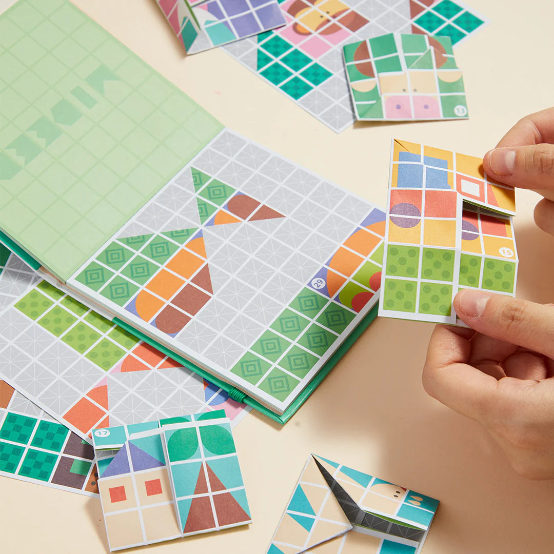 Origami Board Game - Versatile Geometry Papercraft (Intermediate), Mideer