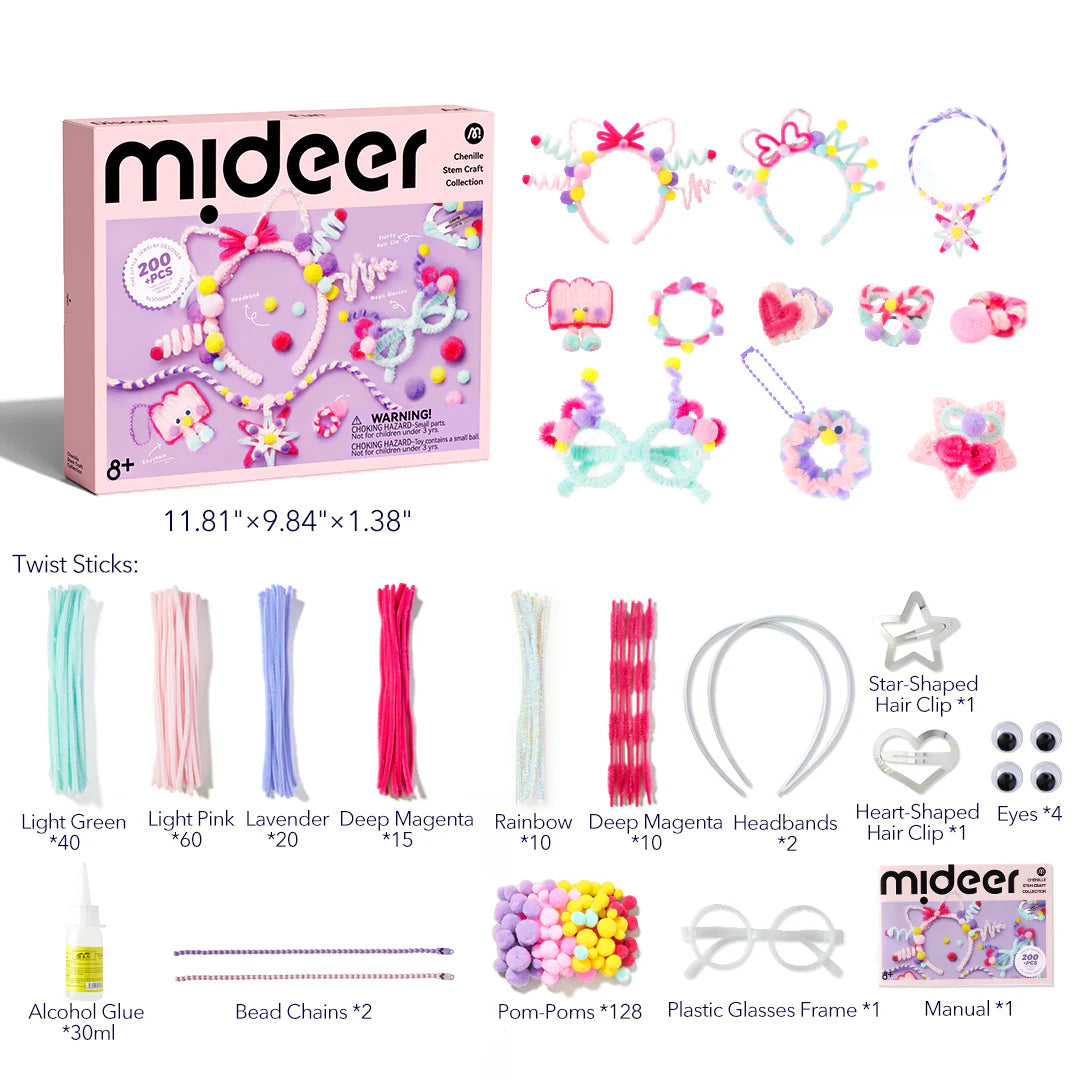 Chenille Stem Craft Cellection, Mideer