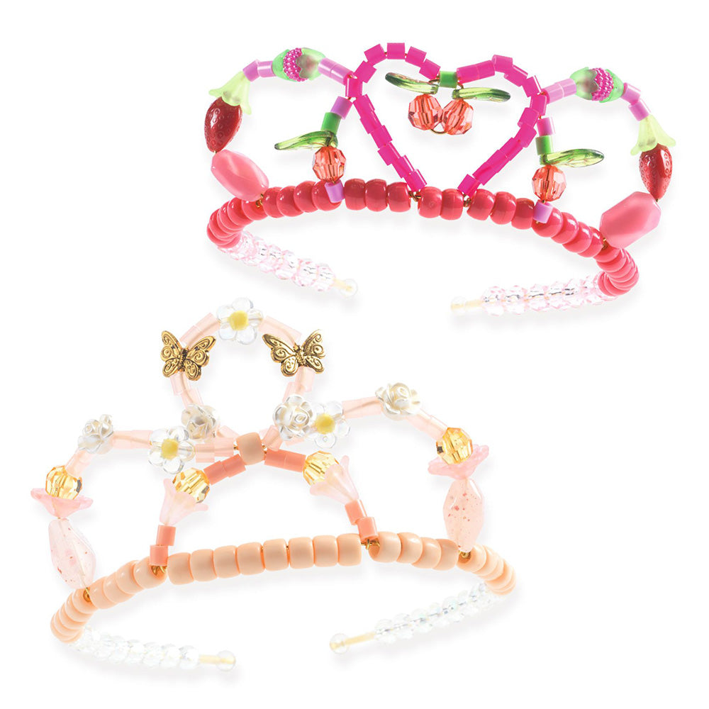 Djeco Duo of tiaras, Pink