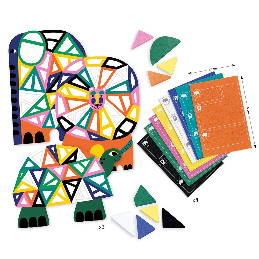Djeco Reusable stickers Africa