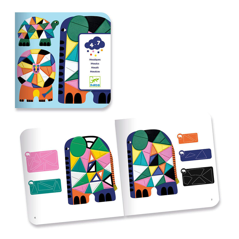Djeco Reusable stickers Africa