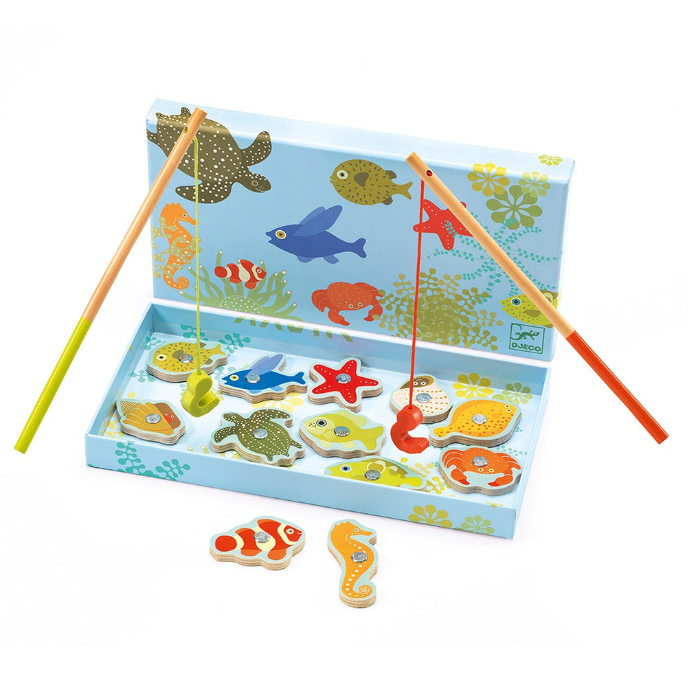Djeco Wooden magnetics Tropical fishing