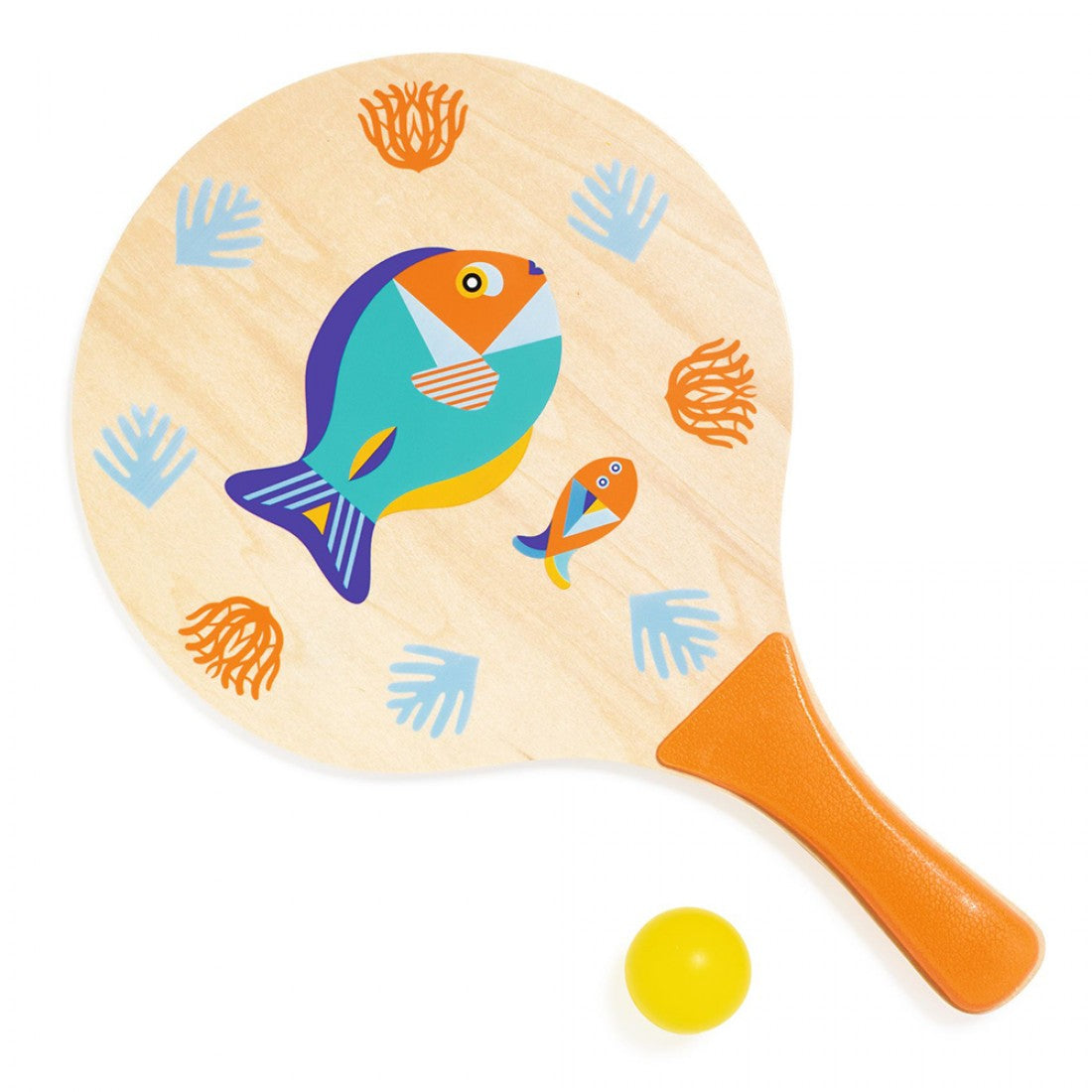 Djeco Beach rackets set - Sea - FSC 100%