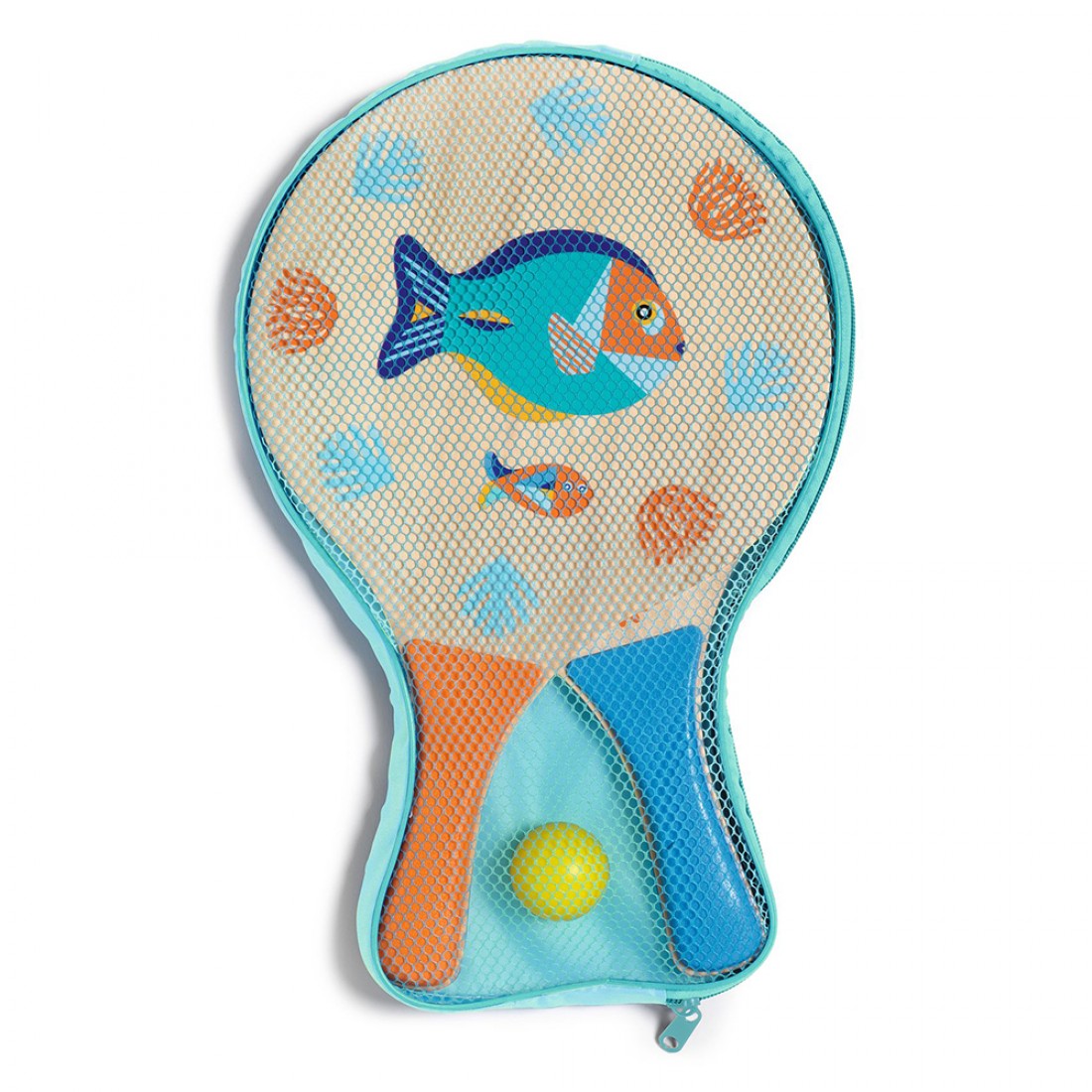 Djeco Beach rackets set - Sea - FSC 100%