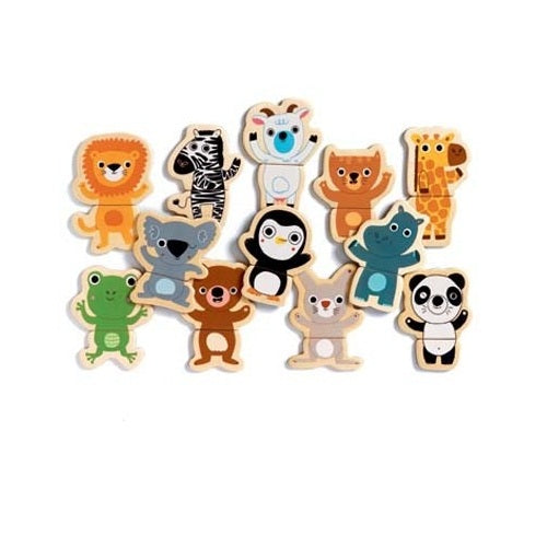 Djeco Wooden magnetics Coucou jungle