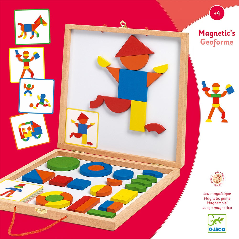 Djeco Wooden magnetics Geoform