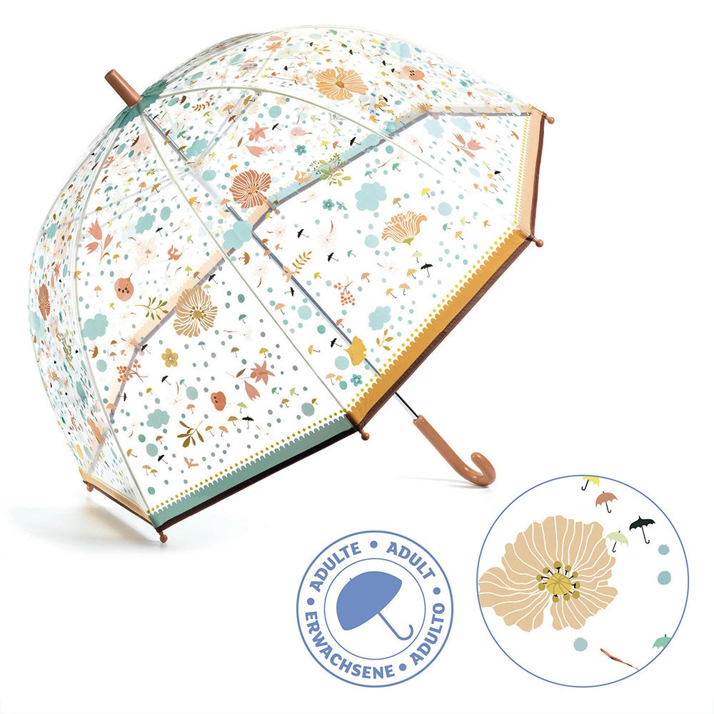 Djeco Adult Umbrella Little Flowers’ 80cm.
