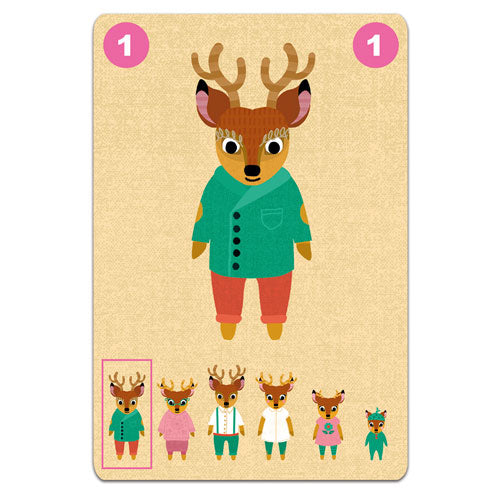 Djeco card game Familou