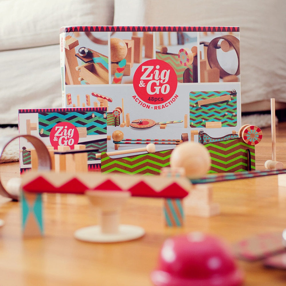 Djeco Construction - Zig & Go - 48 pcs