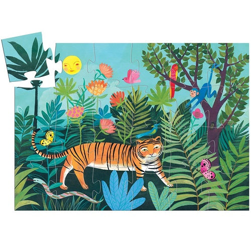Djeco Silhouette puzzles The tigers walk - 24pcs