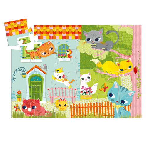 Djeco Silhouette puzzles Pachat and his friends